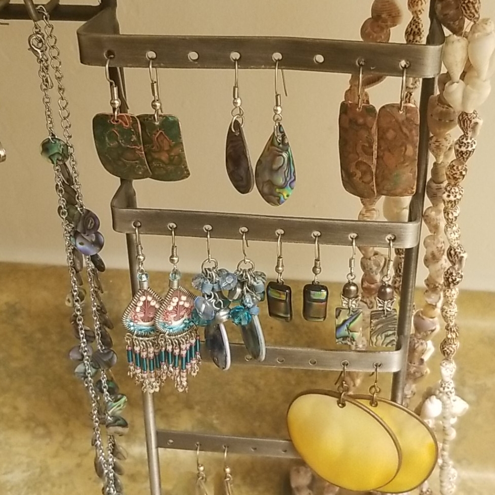 Collection of nautical charms, earrings, etc PM811